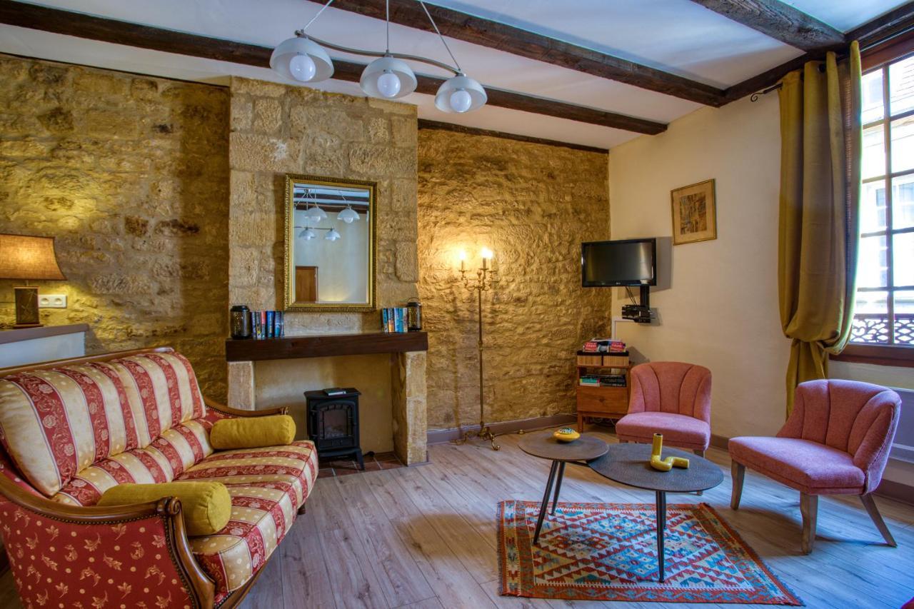 Ferienwohnung Les Flamboyants Sarlat Exterior foto
