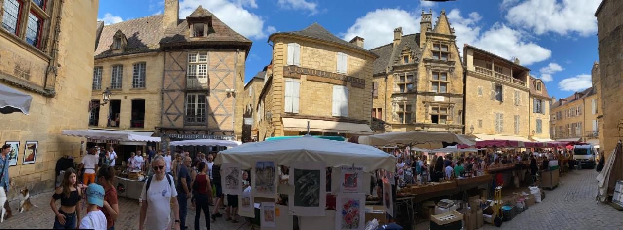 Ferienwohnung Les Flamboyants Sarlat Exterior foto
