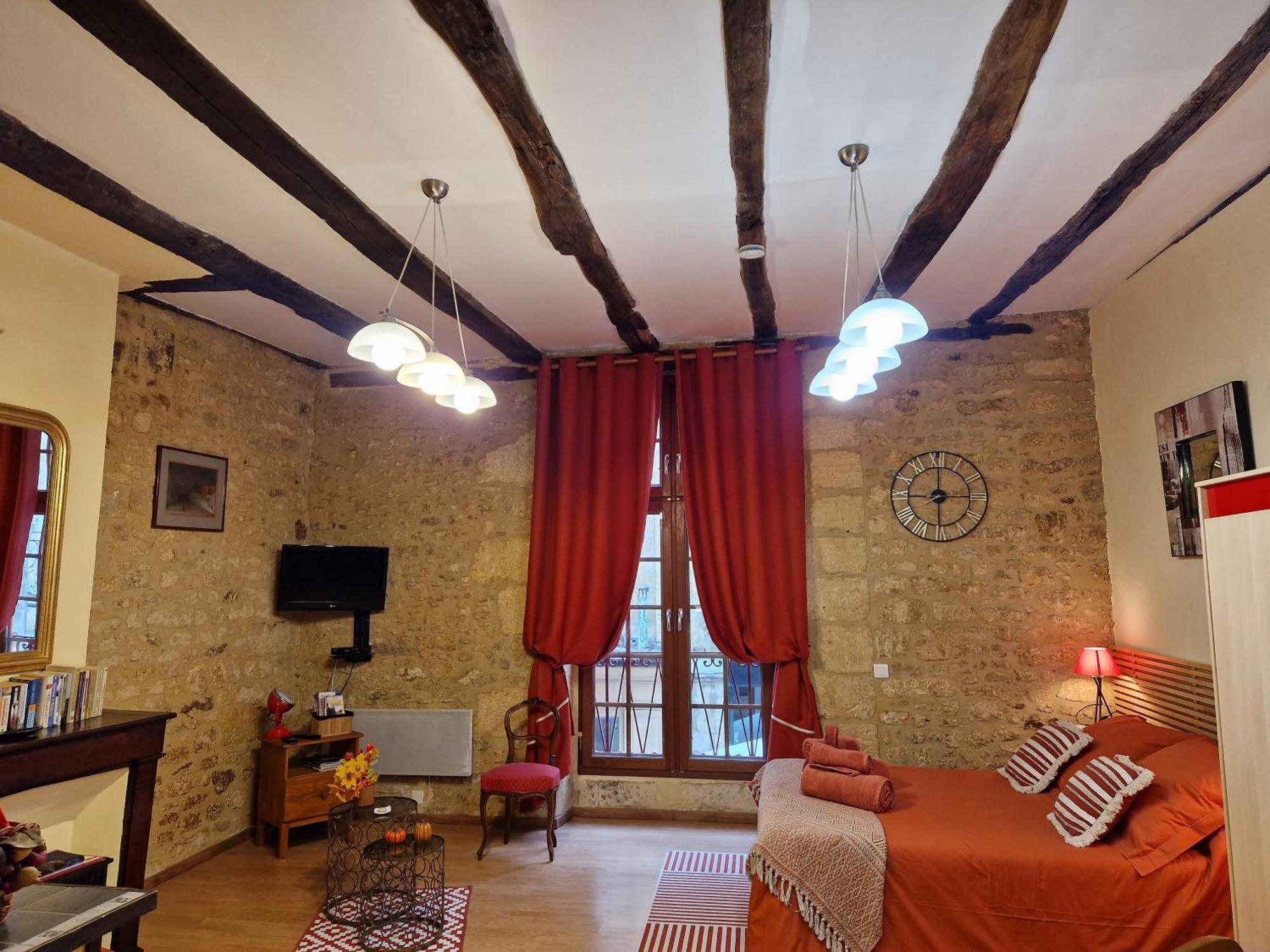 Ferienwohnung Les Flamboyants Sarlat Exterior foto