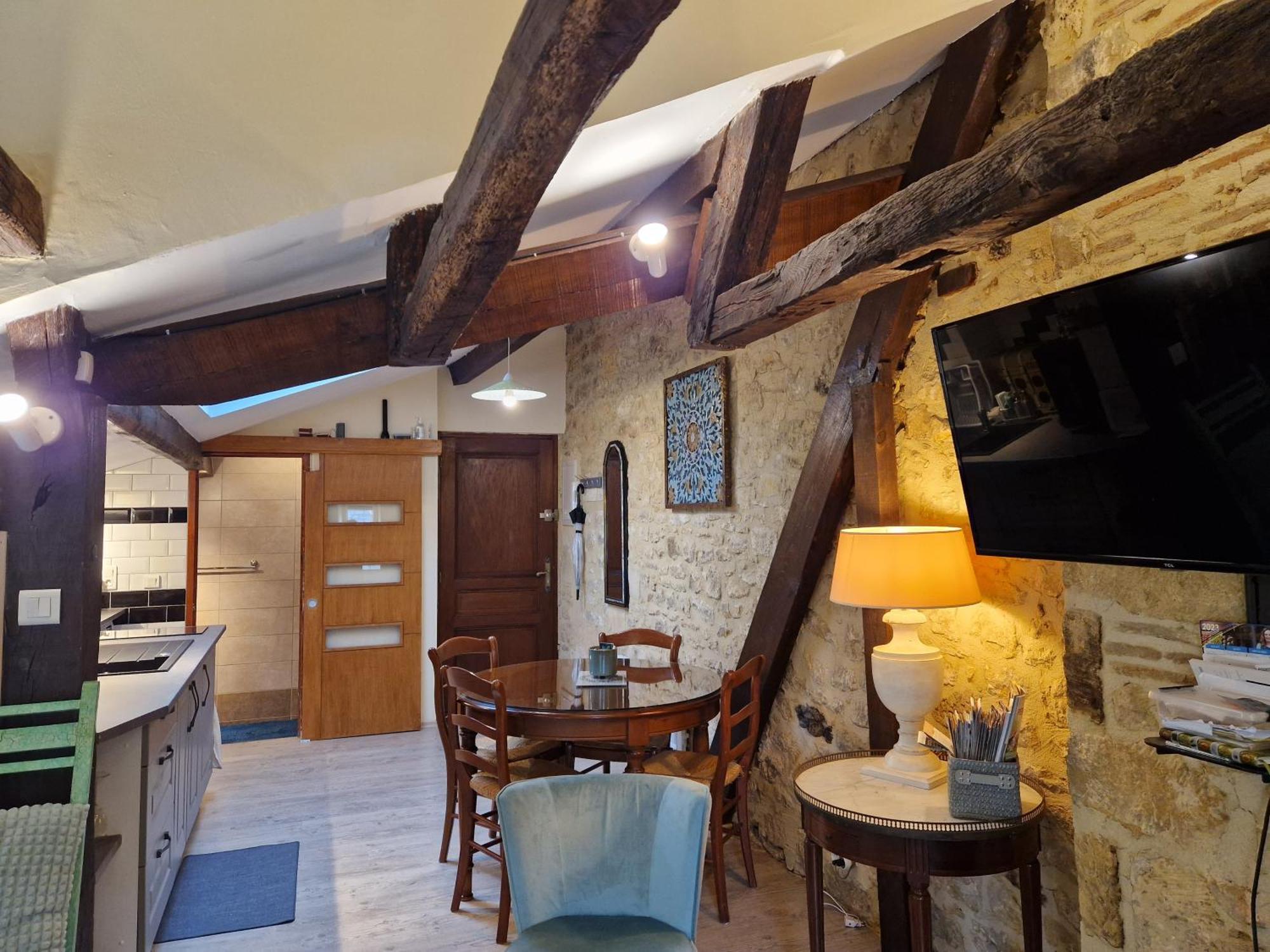 Ferienwohnung Les Flamboyants Sarlat Exterior foto