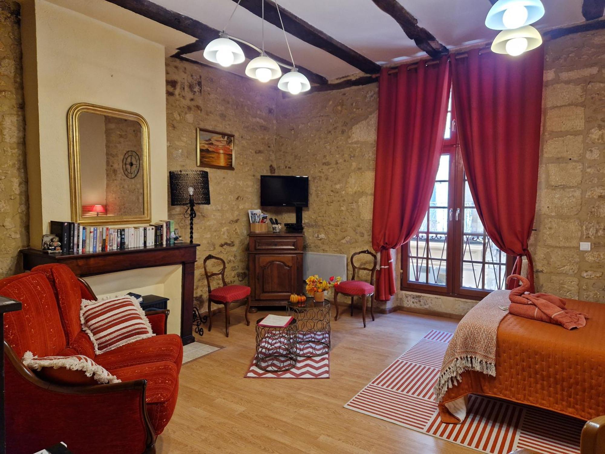 Ferienwohnung Les Flamboyants Sarlat Exterior foto